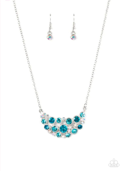 Effervescently Divine - Necklace Blue Fashion Fix Exclusive