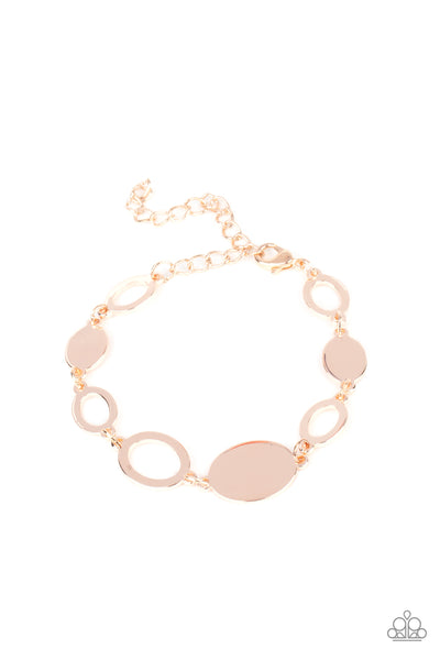 Working OVAL-time - and Oval and Out Bracelet- Rose Gold