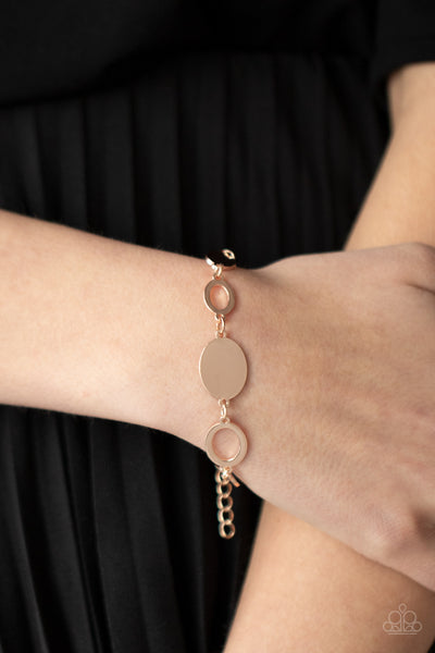 Working OVAL-time - and Oval and Out Bracelet- Rose Gold