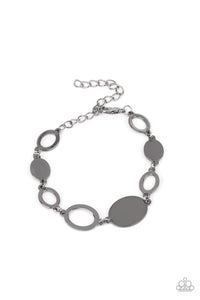 OVAL and Out bracelet and Working OVAL-time - Black