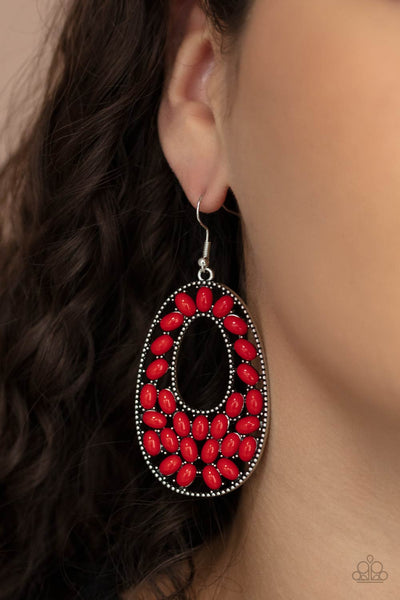 Beaded Shores Red