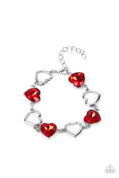 Contemporary Cupid and Sentimental Sweethearts - Red