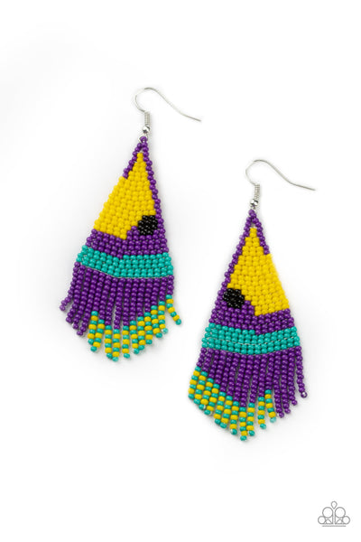 Brightly Beaded Purple