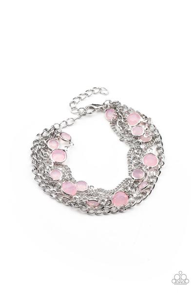 Goddess Getaway Necklace and Glossy Goddess Bracelet Pink