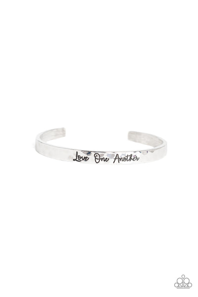 Love One Another Bracelet Silver