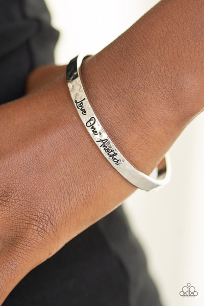 Love One Another Bracelet Silver