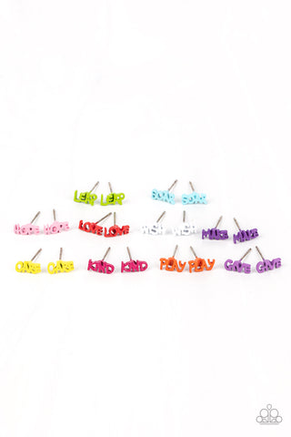 Starlet Shimmer Color Inspirational Earring Individual