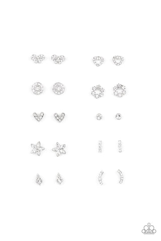 Starlet Shimmer Rhinestone Earring 10 Pack