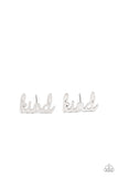 Starlet Shimmer Silver Inspirational Post Earrings Individual