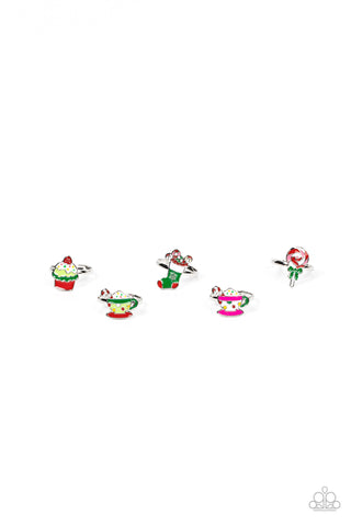 Starlet Shimmer Christmas Goodies Rings Kids 10 Pack