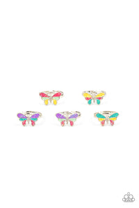 Starlet Shimmer Butterfly Ring Kids 10 Pack