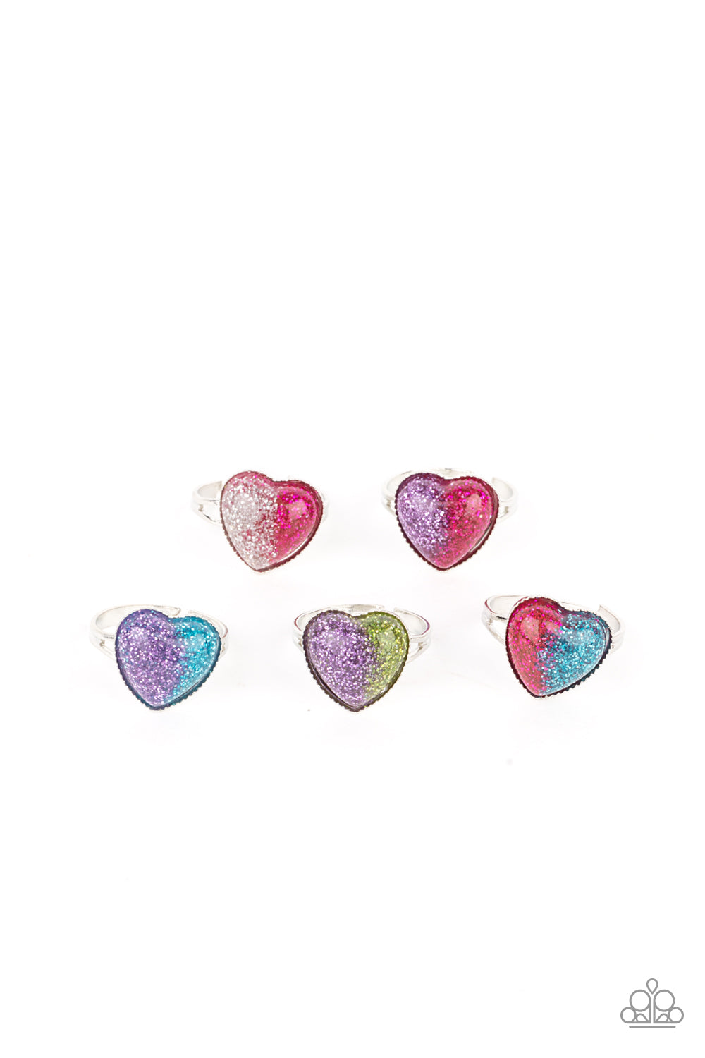 Starlet Shimmer Heart Ring 10 Pack