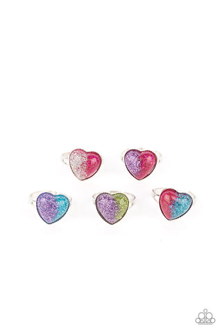 Starlet Shimmer Heart Ring 10 Pack