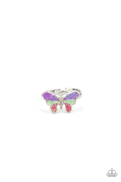 Starlet Shimmer Butterfly Ring Kids 10 Pack