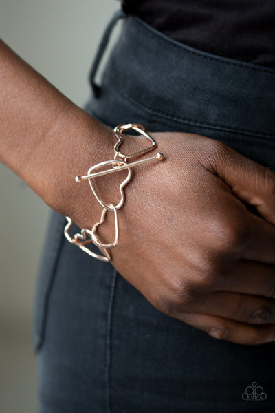 Take HEART Rose Gold Bracelet and Unbreak My Heart Rose Gold Necklace