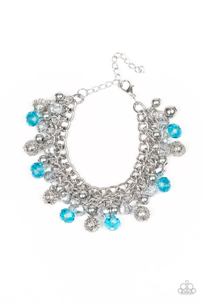 Party Spree Necklace and The Party Planner Bracelet Blue