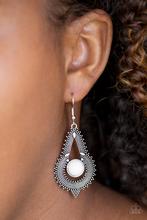 Zoomin Zumba Earrings - White