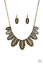 Cougar Cave Brass Necklace