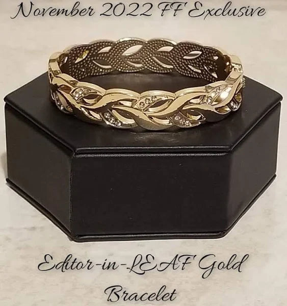 Editor in Leaf- Fashion Fix Exclusive-Gold Bracelet November 2022