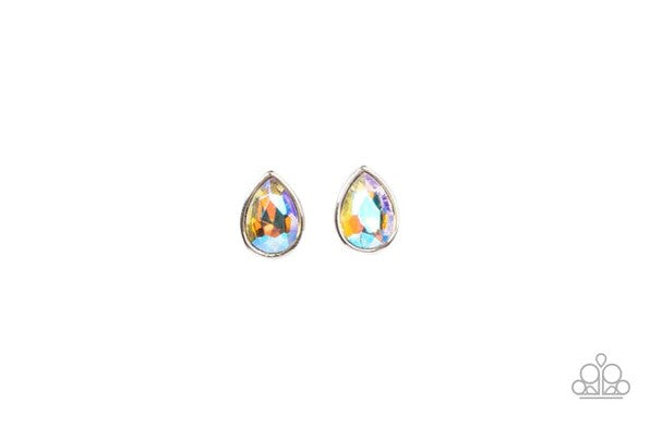 Starlet Shimmer - Earrings Iridescent Oil Spill Individual